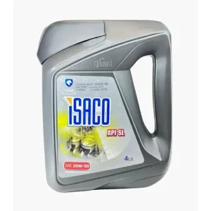 روغن موتور 20W/50 چهار لیتری SL ایساکو شرکتی اصل 0770701899